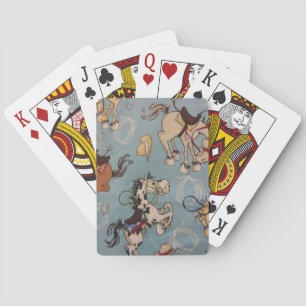 Western Horses Playing Cards