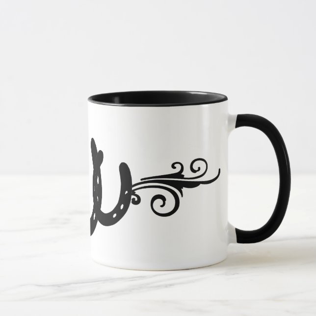 Western Horseshoes Designer MUGs or Cup (Right)