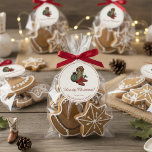 Western Howdy Christmas Red Cowgirl Boots Classic Round Sticker<br><div class="desc">This Western Howdy Christmas Red Cowgirl Boots Classic Round Sticker features hand-drawn red cowboy boots with cactus,  holly berries,  leaves,  and stars on an elegant ivory background. Personalise with your Christmas greeting and name. Perfect for holiday cards,  party favours,  or gift packaging.</div>