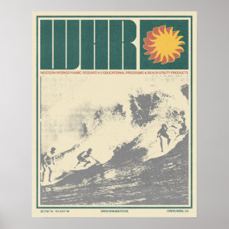 Western Hydrodynamic Research Surf Poster