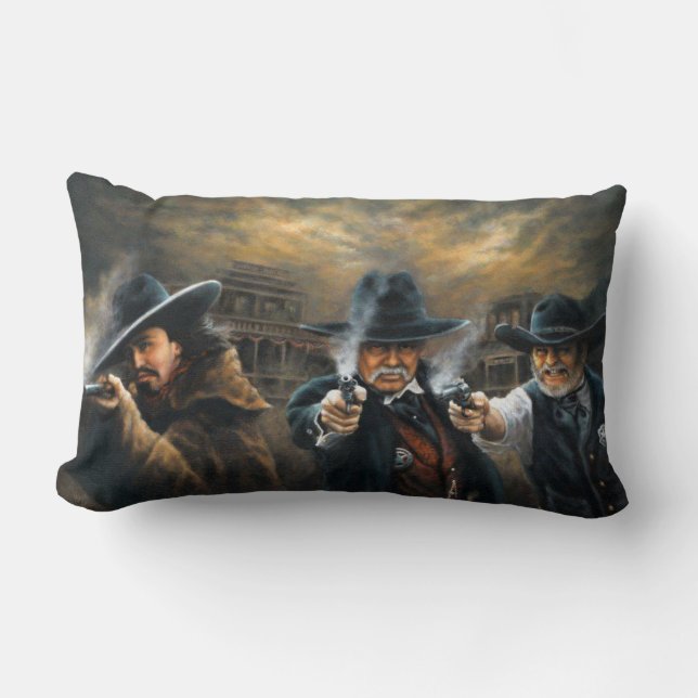 Western Justice Pillow (Front)