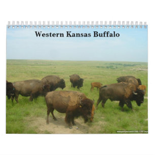 Western Kansas Buffalo Calendar