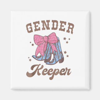 Western Keeper Of The Gender Cowboy Boots Gender R Magnet