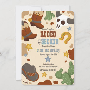 Western Kid Birthday Party Invitation