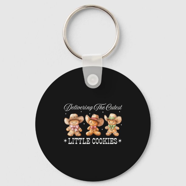 Western Labour And Delivery Nurse Christmas Doula  Key Ring (Front)