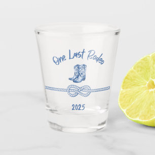 Western Last Rodeo Shot Glass: 2025 Bachelorette  Shot Glass