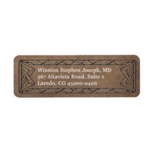 Western Leather White Return Address