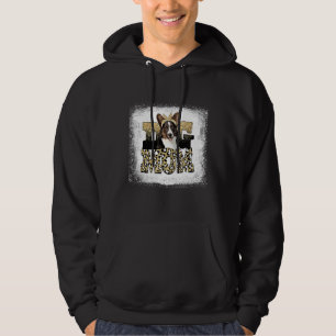 Western Leopard Cardigan Welsh Corgi Mum Mother's  Hoodie