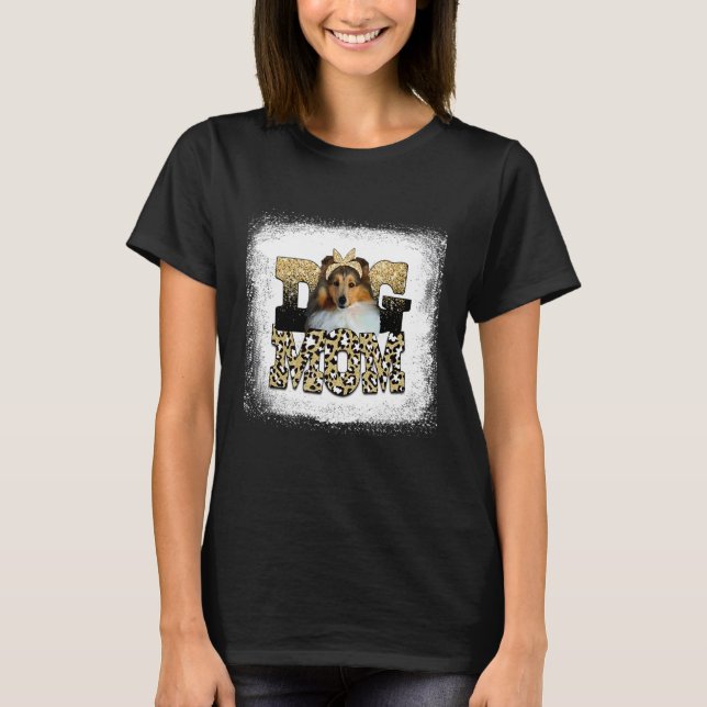 Western Leopard Collies Mum Mother's Day T-Shirt (Front)