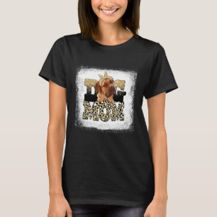 Western Leopard Dogue De Bordeaux Mum Mother's Day T-Shirt