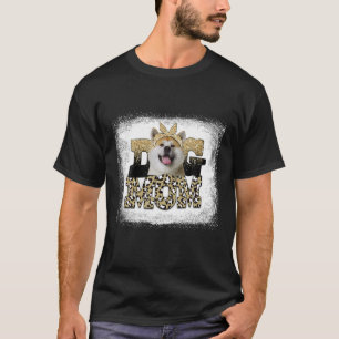 Western Leopard Shiba Inu Mum Mother's Day T-Shirt