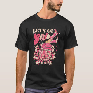 Western Let s Go Girls Bridal Bachelorette Party M T-Shirt