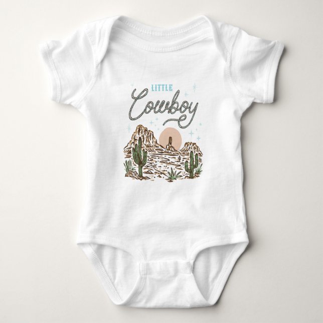 Western Little Cowboy Boy Bodysuit (Front)