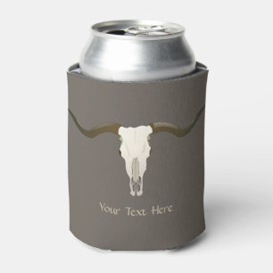 Western Longhorn Custom Can Cooler