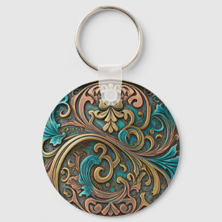 Western look key ring