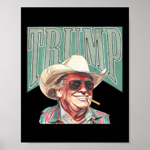 Western Make America Great Trump Daddy 1 Poster