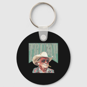 Western Make America Great Trump Daddy Key Ring