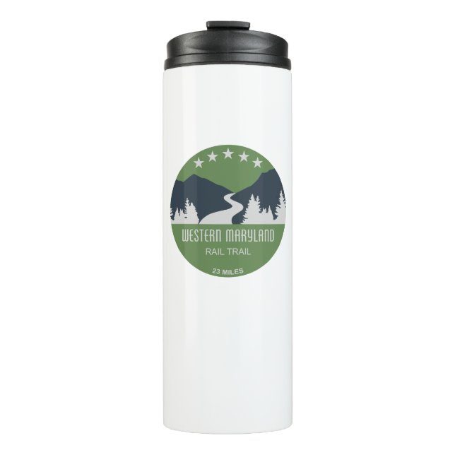 Western Maryland Rail Trail Thermal Tumbler (Front)