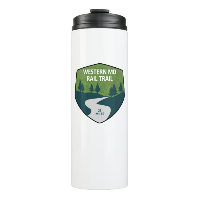 Western Maryland Rail Trail Thermal Tumbler (Front)