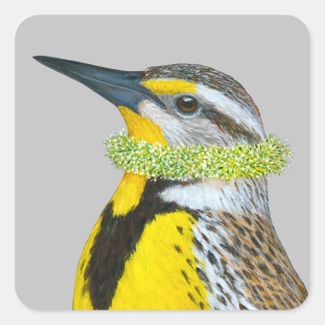 Western meadowlark stickers (Front)