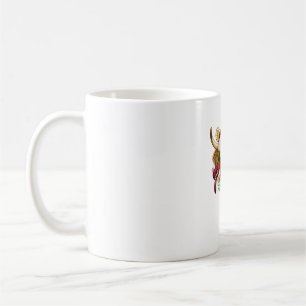 Western Merry Christmas Highland Cow Xmas Farm Ani Coffee Mug