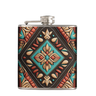 WESTERN MOTIF Flask