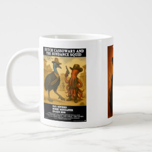 Western Movie Poster Parody Large Coffee Mug