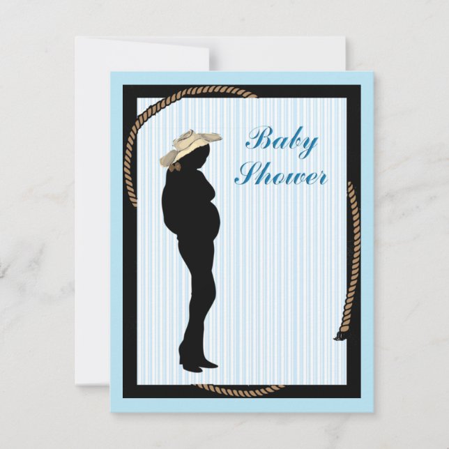 western mum Baby shower Invitation (Front)
