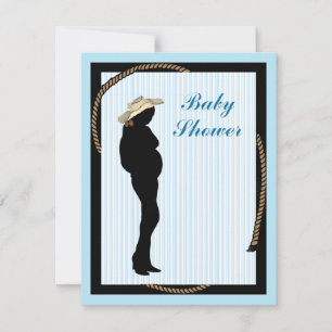 western mum Baby shower Invitation