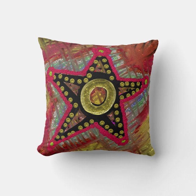 Western Name Initial Personalised Pillow (Front)