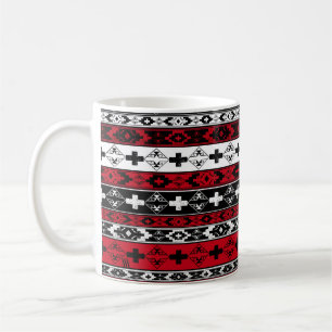 Western Native Indian Blanket Coffee Mug