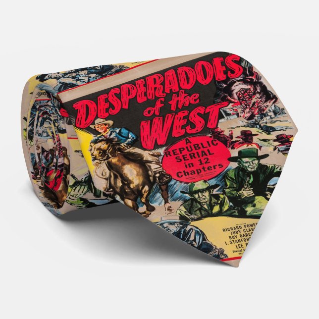 Western Necktie Desperados Of The West Movie (Rolled)