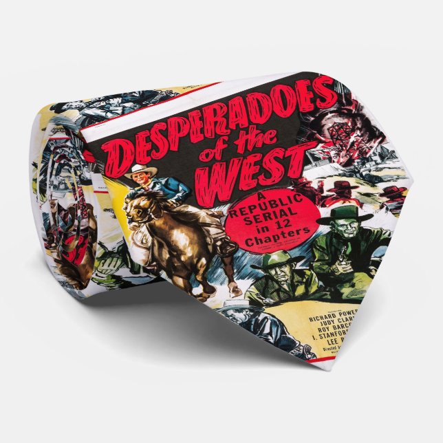 Western Necktie Desperados Of The West Movie (Rolled)