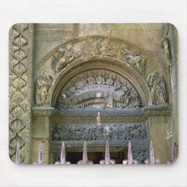 Western opening tympanum depicting the Marriage at Mouse Mat (Front)