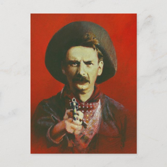 Western Outlaw Postcard (Front)
