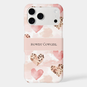 Western Pink Cream Cowgirl Hearts