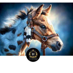 Western Pinto Horse Furniture Decoupage Tissue Paper
