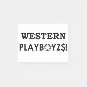WESTERN PLAYBOIZ / JMT SKATERBOARDS / IPIX POST-IT NOTES