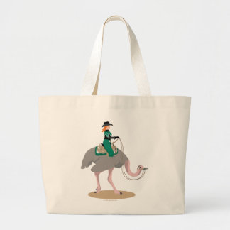 Western Pleasure Ostrich Large Tote Bag