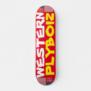 WESTERN PLYBOIZ   JMT USA  Skateboard