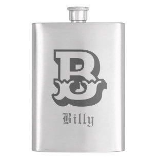 Western pride Personalised Monogram Hip Flask
