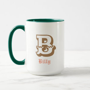 Western pride Personalised Monogram  Two-Tone Coff Mug