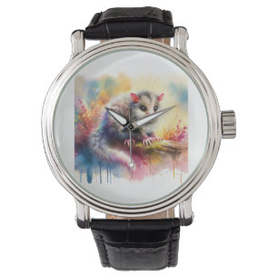 Western Pygmy Possum in Colorful Serenity AREF768 Watch