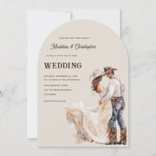 Western Ranch Wedding Invitation
