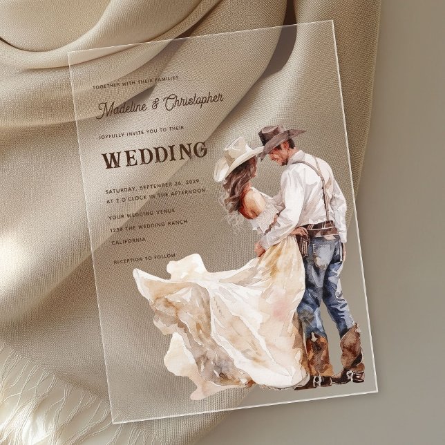 Western Ranch Wedding Invitation (Creator Uploaded)