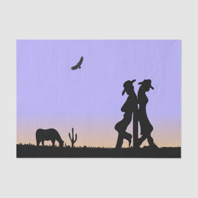 Western Range Dusk Tissue Paper (Front)