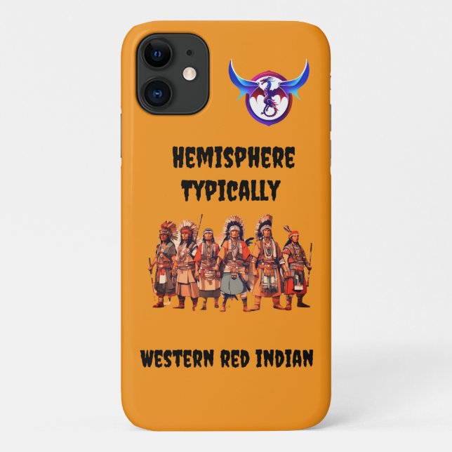 Western Red Indian Fighters Of Courage Unity -  Case-Mate iPhone Case (Back)