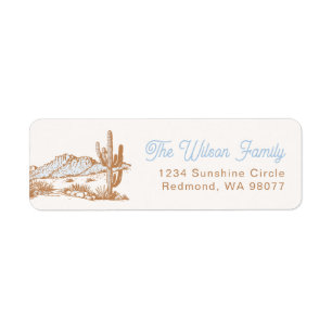 Western Return Address Labels