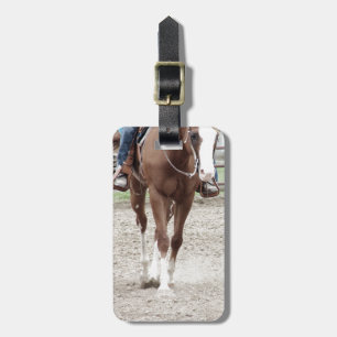 Western Riding Luggage Tag