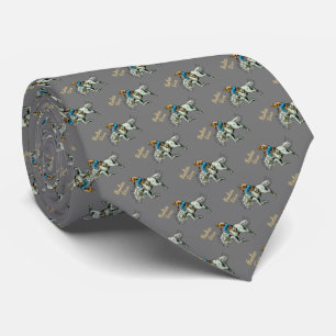 Western Rodeo Cowboy Bronc Rider Necktie